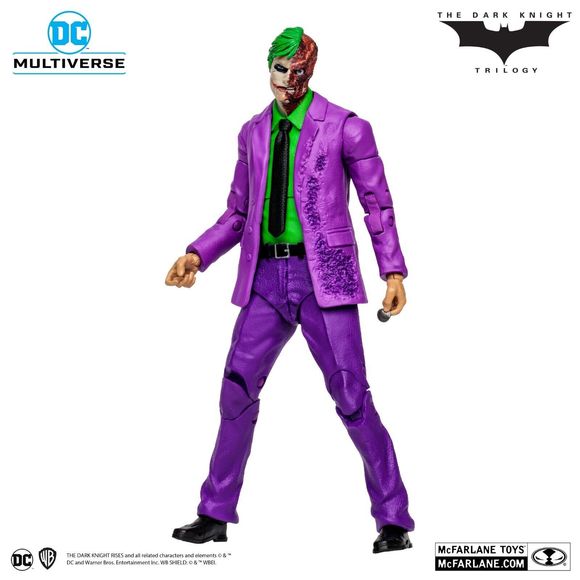DC Multiverse McFarlane Gold Label Jokerized Two-Face Exclusive 7" Collection - Picture 6 of 7